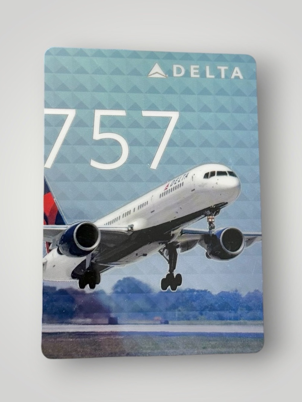 DELTA 757-300 #43 2016 Pilot Trading Card Collectible Gift Travel Airbus New
